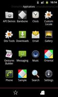 Barebone theme for ssLauncher تصوير الشاشة 1