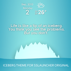 Iceberg Theme ssLauncher OR أيقونة