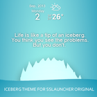 Iceberg Theme ssLauncher OR icône