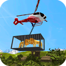 transporte de helicóptero de resgate de animais APK