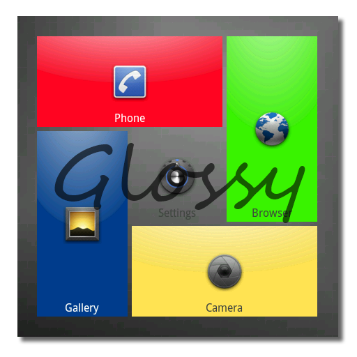 Glossy theme for SquareHome