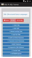 SQL and PL-SQL Tutorial imagem de tela 1