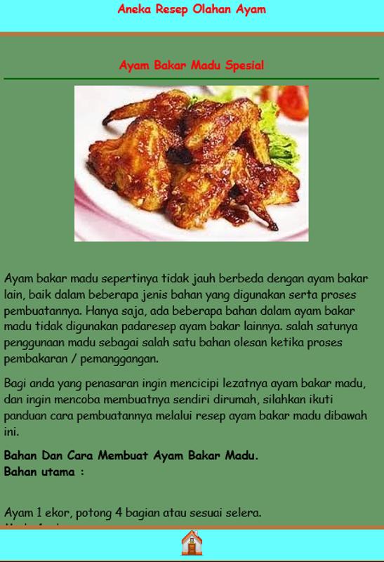Aneka Resep Olahan Ayam for Android - APK Download