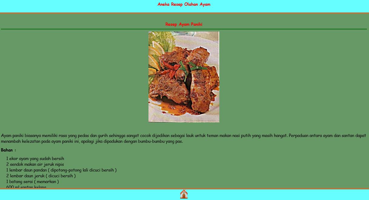 Aneka Resep Olahan Ayam APK Aneka Resep Olahan Ayam APK