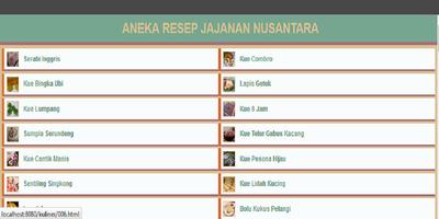 برنامه‌نما Aneka Resep Jajanan Nusantara عکس از صفحه