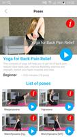 Yoga Poses and Asanas for Relief of Back Pain تصوير الشاشة 2