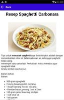 Resep Spagethi screenshot 1