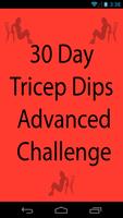 30 Day Tricep Dips Advanced Affiche