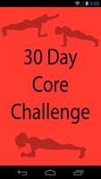 30 Day Core Challenge poster