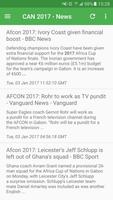 App for AFCON Football 2017 penulis hantaran