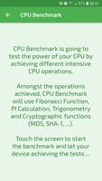 CPU Benchmark ภาพหน้าจอ 1