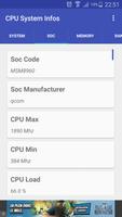 برنامه‌نما CPU Hardware and System Info عکس از صفحه