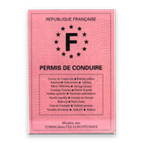 French Driving License ícone