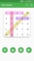 Word Search Puzzle Game پوسٹر