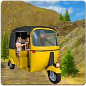 Tuk Tuk Rickshaw Hill Drive icon