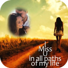Miss You Photo Frames أيقونة