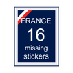 Stickers manquants France 2016