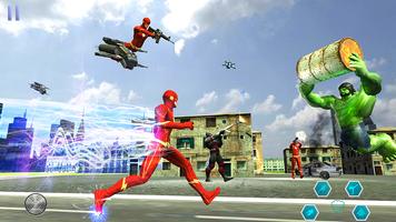 Superhero Flash Hero:flash speed hero- flash games capture d'écran 1