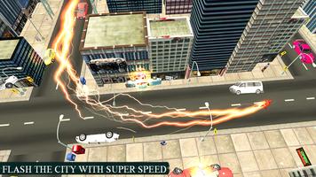 Superhero Flash Hero:flash speed hero- flash games اسکرین شاٹ 2