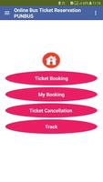 Online Bus Ticket Reservation PUNBUS syot layar 1
