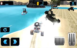 Beach Kart Racing Rocket Ninja capture d'écran 2