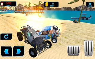 Beach Kart Racing Rocket Ninja capture d'écran 3