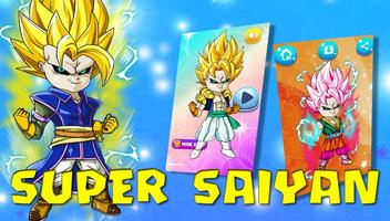 Super Saiyan Heroes Maker DBZ Affiche
