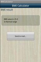 BMI Calculator capture d'écran 1