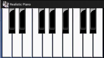 Realistic Piano capture d'écran 1