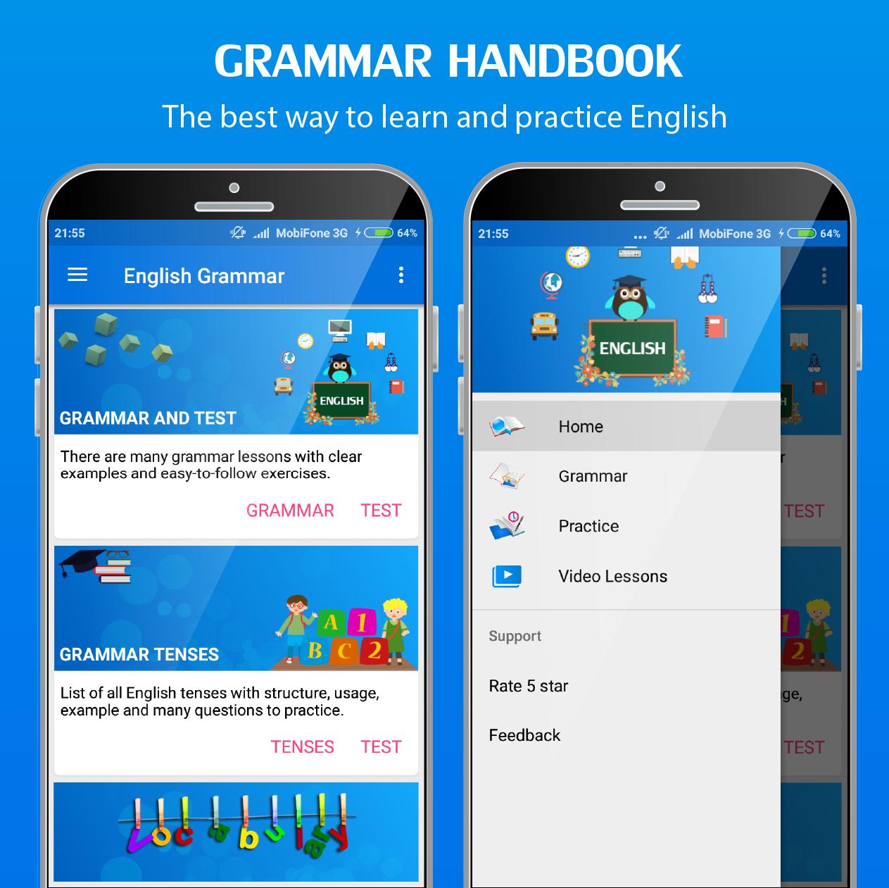 10 английских приложений. Английская грамматика приложение для андроид. Андроид на английском. Баги английский приложение. Иконка приложения learn English Grammar.