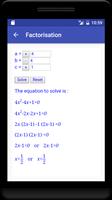 Quadratic Equations capture d'écran 2