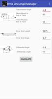 Drive Line Angle Manager screenshot 1