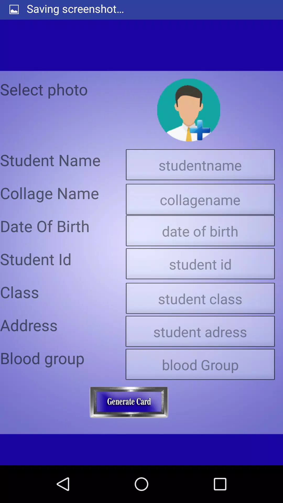 ID Card Generator Fake ID Card APK pour Android Télécharger
