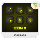 X YELLOW Icon Pack icône