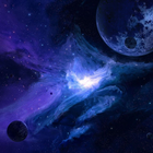 3D Space Galaxy Theme Wallpapers ikona