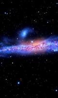 3D Space Galaxy Theme Wallpapers plakat