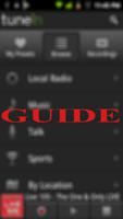 Guide TuneIn Radio Radio Music โปสเตอร์