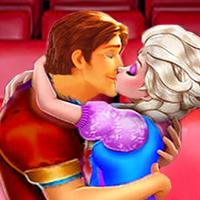Ice Princess Theater Kissing Girl Game capture d'écran 3
