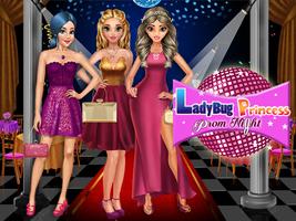 Ladybug Princess Prom Night Party Girl Game screenshot 1