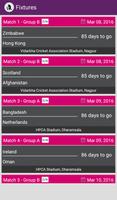T20 World Cup 2016 Schedule capture d'écran 2
