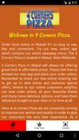 4 Corners Pizza اسکرین شاٹ 1