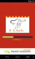 3 Chefs Littleover-poster