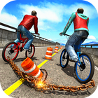 Chained Bicycle Racing Stunts: Break Chain Rivals Zeichen