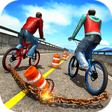 Chained Bicycle Racing Stunts: Break Chain Rivals biểu tượng