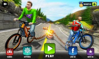 Chained Bicycle Racing Stunts: Break Chain Rivals Plakat