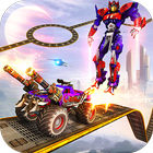 Flying Monster Robot Fighting Zeichen