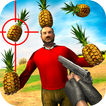 Jogo de tiro ao abacaxi 3D