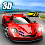 3D nyata Turbo Mobil Racing ikon