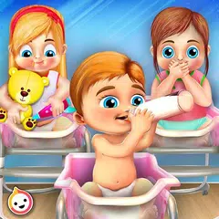 Newborn Baby Triplets: Mommy Care Nursery