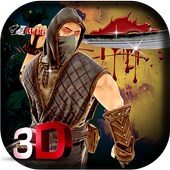 Ninja warrior assassin fight icon